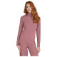 Target Γυναικεία μακρυμάνικη μπλούζα Turtleneck Rib Viscose Long Sleeve T-Shirt